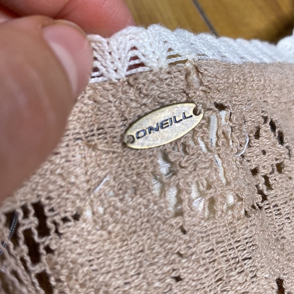 ⭐️O’Neill Lightweight Raul’s Crochet Lace Fringe Poncho Shirt - Picture 10 of 13